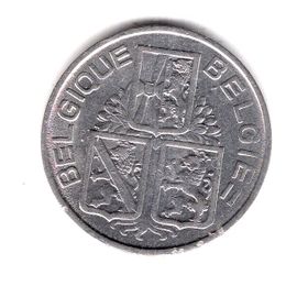 Belgique Piece De 1 Franc 1939  Nickel Ref Km 119 Poids 4.50 G Diametre  21.50  Mm Poids 1.70 Mm  Superbe