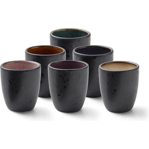 Tasse À Expresso Bitz Black Assorti (6 Pièces)