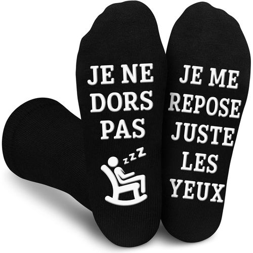 Jgd-Cadeau Homme Noel Chaussettes Humour, Cadeau Homme Anniversaire Original Utile Chausettes Drôle, Papa Grand Pere Chaussettes Humourstique Cadeu Fetes Des Peres