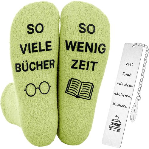 Jgd-Cadeaux Pour Rats De Bibliothèque Chaussettes Amusantes Marque-Page De Lecture En Métal Cadeaux Pour Femmes Hommes Enseignants Amateur De Livres Noël Anniversaire(Vert)
