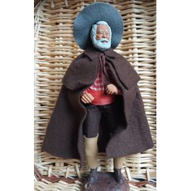 Santon Provençal " Chasseur" Habillé 30cm