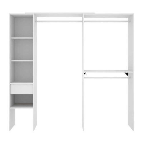 Dressing Linéaire ou d'Angle AUCUNE SUIT Blanc mat 98,1 x 41,8 x 187 cm