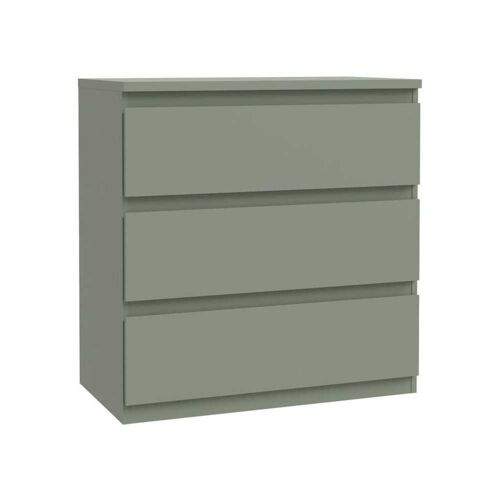 Commode AUCUNE EDMORE 3 tiroirs sauge 77,2 x 42 x 79,8 cm