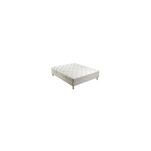 Ensemble matelas et sommier Bultex PACK ELEMENTAIRE 160x200 Mousse 35 cm