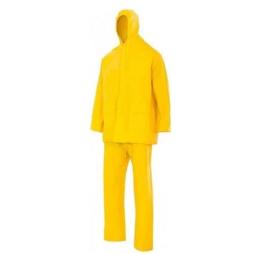 Combinaison De Pluie Deux Pièces Velilla 19000 Avec Capuche, Jaune, Taille Xl
