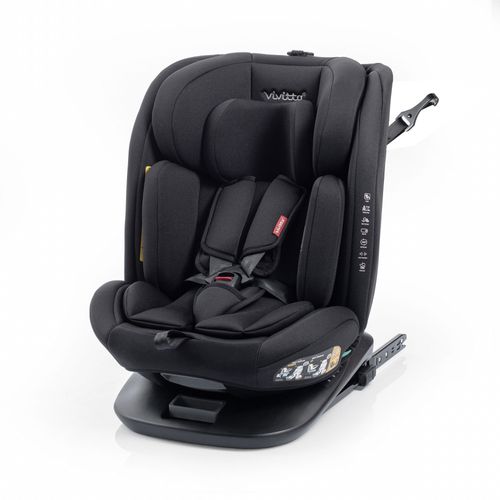 Siège Auto Babyauto Garaia Vivitta Groupe 0/1/2/3 40-150 Cm Isofix Top Tether Pivotant Noir
