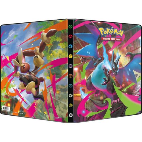Cahier Range-Cartes Pokémon Ev12 Flammes Fantasmagoriques 252 Cartes A4