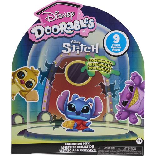 Coffret Figurines Disney Doorables Stitch - 9 Figurines 3,8 Cm