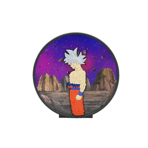 Lampe Décorative Teknofun Goku Ultra Instinct Ronde 300×350×125 Mm Violet/Orange