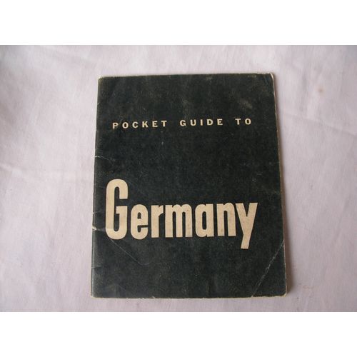 Ww2 Us Manuel Guide Militaire Américain Pour L'Allemagne Daté De 1944 (39-45)