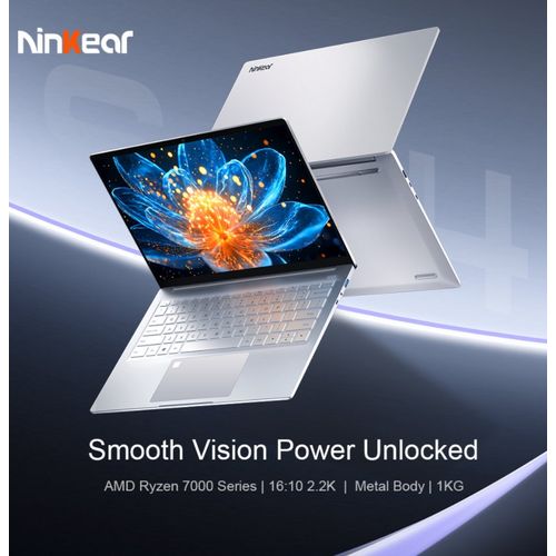 S14-16+1T-EN 14" ultra-thin screen dual-screen laptop, CPU speed 3.3GHz-4.55GHzresolution 2240*1400 2.2K, WIN 10/11 AMD RyzenTM 5 7535HScooling fantouch screen business laptopfactory direct sales