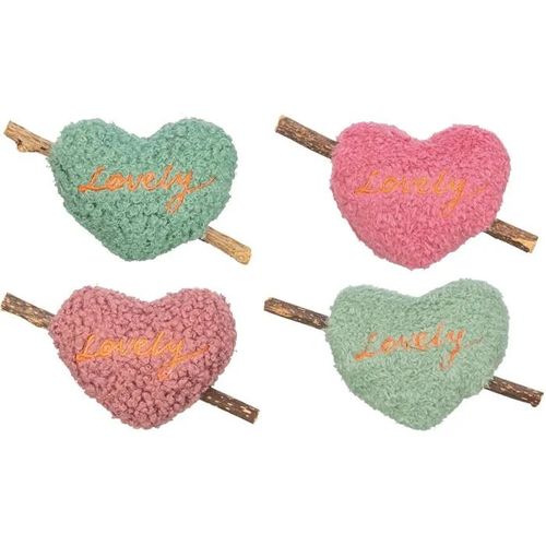 Jouet En Peluche Pour Chat - Trixie - Matatabi Heart - 12 Cm - Divers Motifs - Matériaux Doux - Usage Intérieur