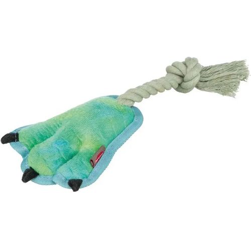 Jouet En Peluche Pour Chien - Trixie - Patte En Peluche - Corde Durable - 22 Cm - Vert Clair - Silencieux