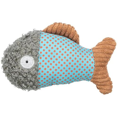 Jouet En Peluche Pour Chat - Trixie - Poisson - 9 Cm - Herbe À Chat - Doux - Stimule Le Jeu - Encourage L'activité