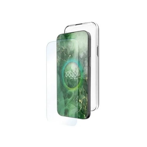 Myway Funda Compatible Con Apple Iphone 16 Pro + Protector Pantalla Vidrio Templado Plano