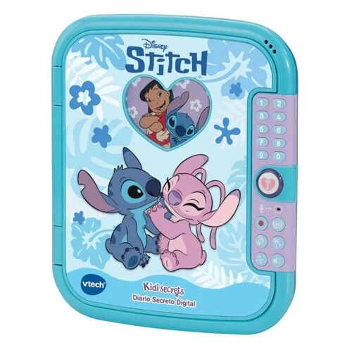 Journal intime électronique - VTech - Stitch Kidisecrets - 170x200x34 mm - Renforce compétences mathématiques