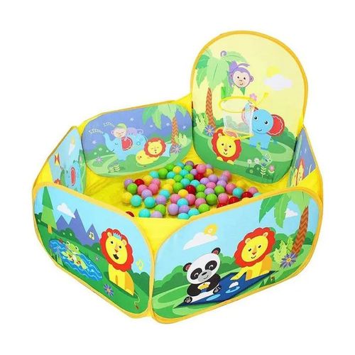 Parc De Boules - Fisher-Price - 25 Balles - Multicolore - 50x50x50 Cm - Assemblage Facile - Sac De Rangement Inclus