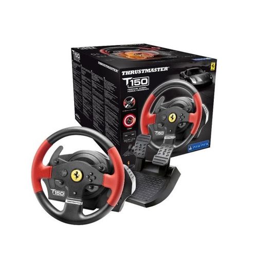 Simulateur de course Thrustmaster T150 Play Station 4 et 3 Volant Force Feed
