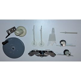 Gros Lot De 10 Accessoires Pour Machine À Tricoter Bobinoir, Roulettes Descente Mailles Brosses Chariots ... Pour Machine Singer Phildar Passap Superba Toyota Brother Empisal Accessoires