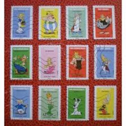 Personnages Principaux De La Bande Dessinée Astérix Série Complète Année 2019 Autoadhésifs N° 1729 1730 1731 1732 1733 1734 1735 1736 1737 1738 1739 1740 Yvert Et Tellier