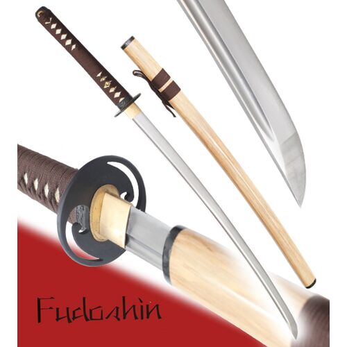 Fudoshin - Katana Forge Bois Maru - K711S Sans Coffret Epee Sabre Décoration