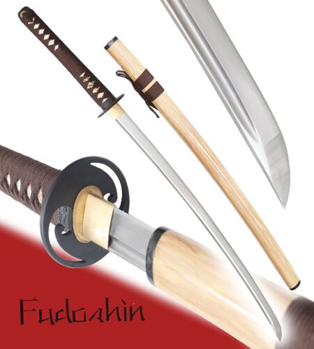Fudoshin - Katana Forge Bois Maru - K711S Sans Coffret Epee Sabre Décoration