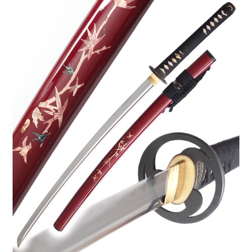 Katana Forge Bambou K46 Soshu Kitae Fudoshin Epee Sabre Décoration