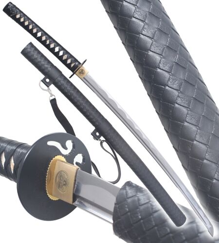 Danzan Katana Black Lotus Sabre Epee - Lame Maru 1045 Décoration