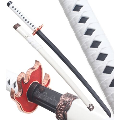 Demon Slayer Katana Polypropylene Epee Kyojuro Sabre Kimetsu No Yaiba Epee Rengoku+ Fourreau Décoration