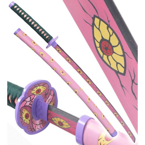 Demon Slayer Katana en Acier Kokushibo Epee Kimetsu No Yaiba Sabre Décoration