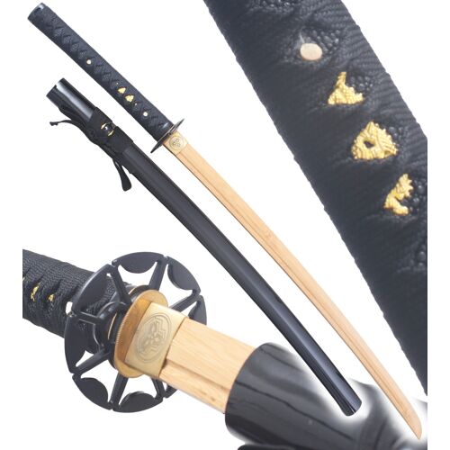 Danzan Katana Ankoku Sabre en Bois Epee Entrainement - Lame Bois Décoration