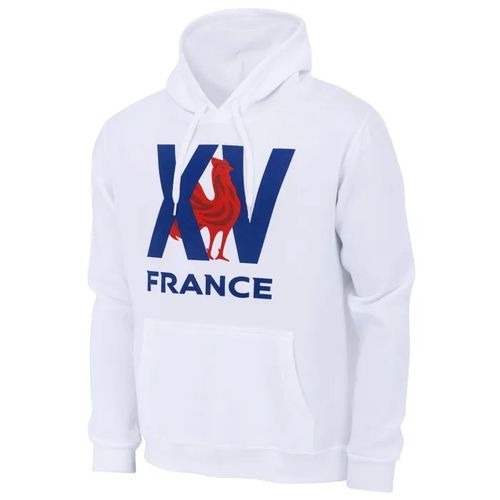 M - Sweat À Capuche - Ffr - Xv De France Rugby - 60% Coton - 40% Polyester - Officiel