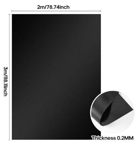 Liner de Bassin pour à Poissons, Bâches Souples pour Bassin, Doublure à Membrane préformée pour Jardinage de Piscine 3 x 2m x 0.2mm