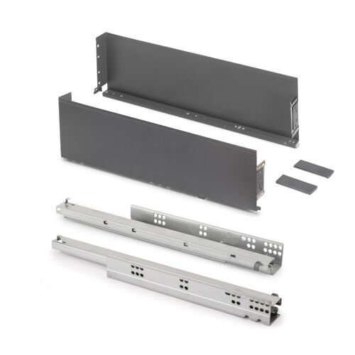 Tiroir extérieur Simplex 25kg hauteur 159mm - profondeur 440mm - acier - Gris antracite