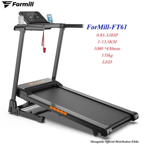 Tapis De Course Électrique Pliable Formill Ft61 : Moteur Silencieux 3 Cv, Inclinaison Jusqu¿À 15 %, Capacité De 135 Kg ¿ Appareil De Fitness Pour La Maison