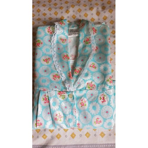 Chemise De Nuit - Coton/Rayonne - Femme T.42-