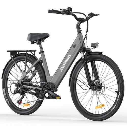Vélo Électrique Hillmiles Milecity 26" Moteur 250w Vélo Électrique De Ville 36v 13ah Vitesse Maximale 32 Km/H 7 Vitesses Charge Maximale 120 Kg Girs