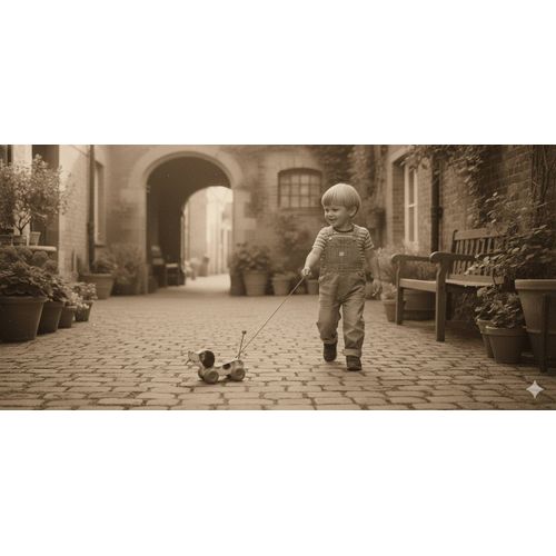 Jouet ancien Fisher Price. Little  Snoopy Sniffer Chien en Laisse  Années 60/70