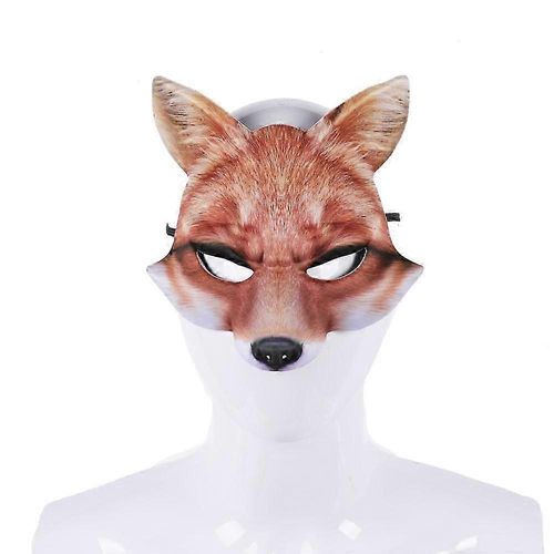 Masque De Renard Pour Halloween - Masques D'animaux Eva Pour Bal Masqué - Masque Animal D'halloween - Masque De Renard - Masque De Renard Pour Adultes - Multicolore (En Option)