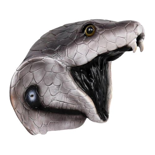 Masque De Cobra, Déguisement Original Pour Halloween, Masque De Tête De Cobra En Latex, Style Serpent