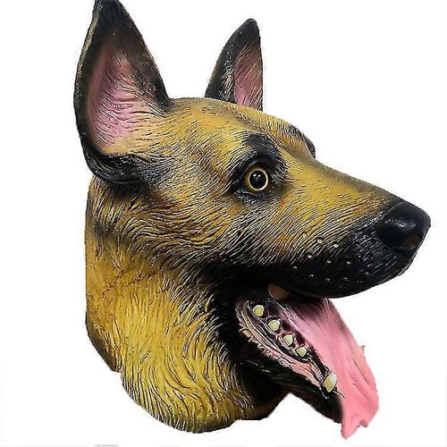 Masque De Loup-Chien, Coiffe Parodique, Déguisement D'halloween, Masque D'animal Amusant