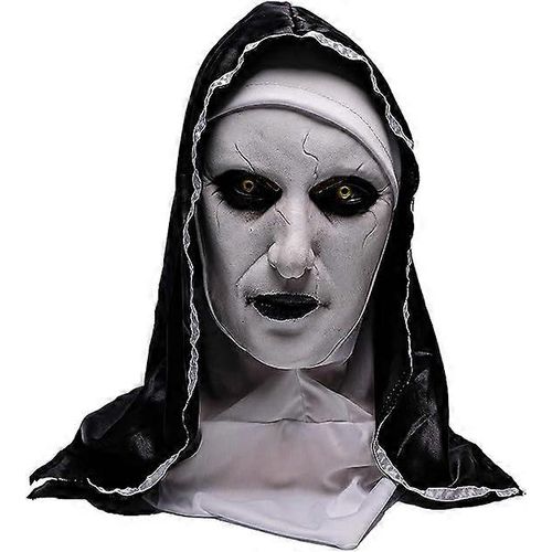 Masque De Nonne Effrayant En Latex, Déguisement Intégral Pour Halloween