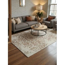 Tapis Beige À Motif