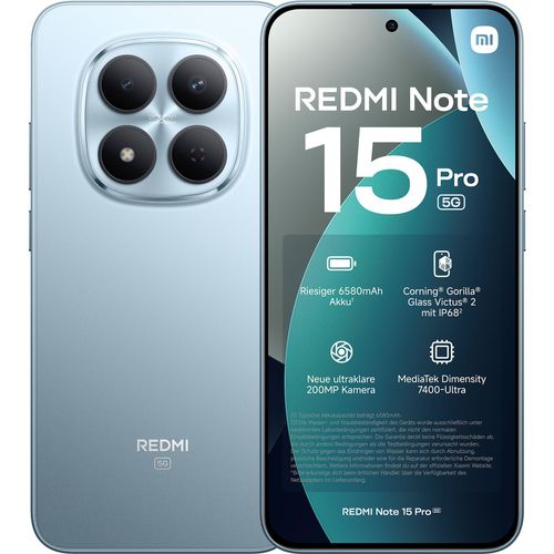 Xiaomi Redmi Note 15 Pro 5G Dual-SIM 256 Go Bleu