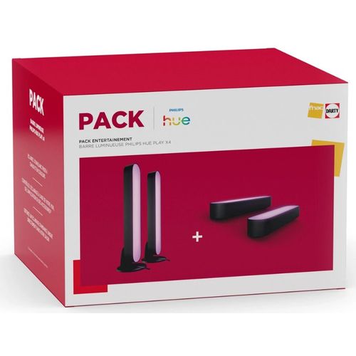 Philips Hue Pack Entertainment 4 Barres Lumineuses Philips Hue Play