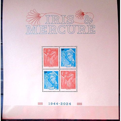 2024. Feuillet F5826: Iris Et Mercure.