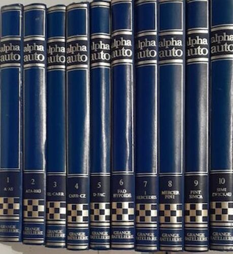 Alpha Auto, Grande Encyclopédie De L'automobile (10 Tomes)