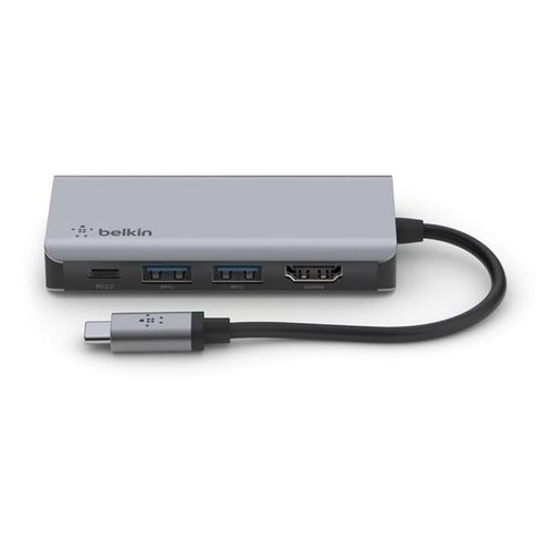 Belkin CONNECT 4 en 1 - Adaptateur de concentrateur multiport - USB-C - HDMI