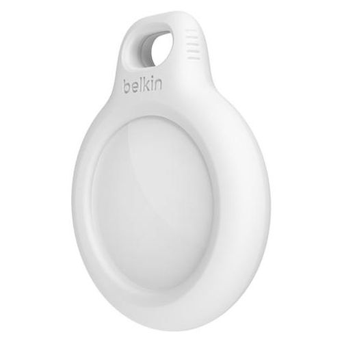 Belkin - Support sécurisé avec sangle pour étiquette Bluetooth anti-perte - blanc - pour Apple AirTag
