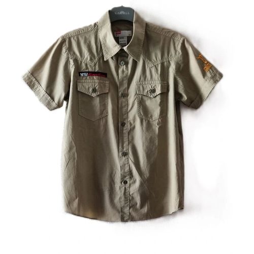 Chemise Diesel Taille 38/40 Kaki Coton Tbe